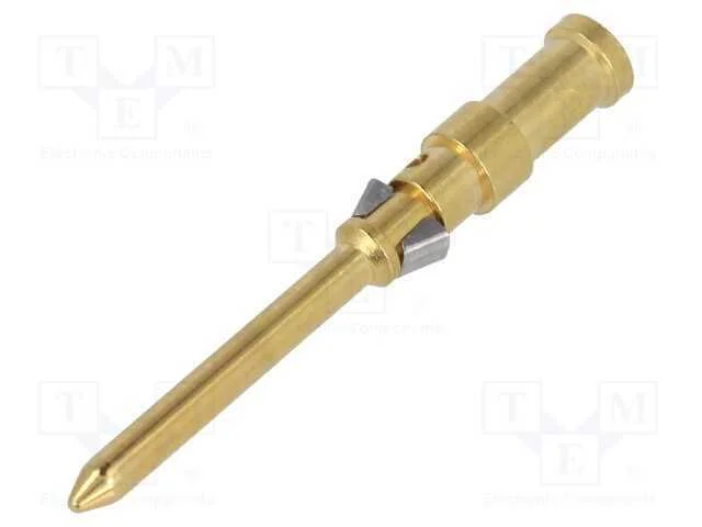 Contacto, macho, liga em cobre, niquelado,dourado.