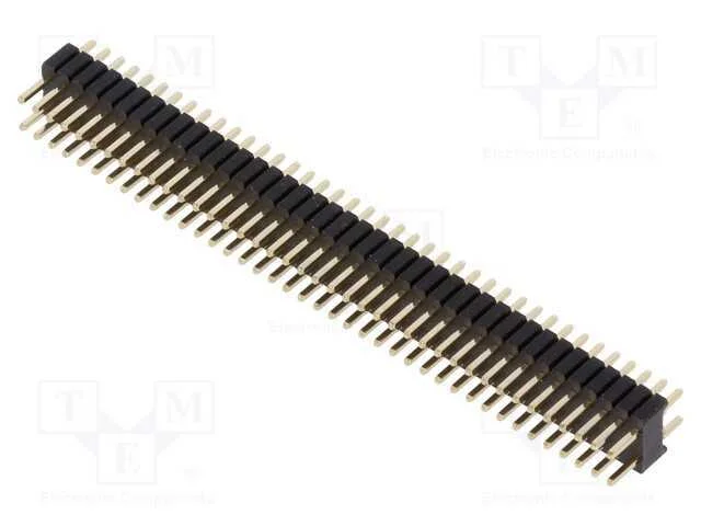 Barra de pinos, pinos, macho, PIN: 80, simples, 1.