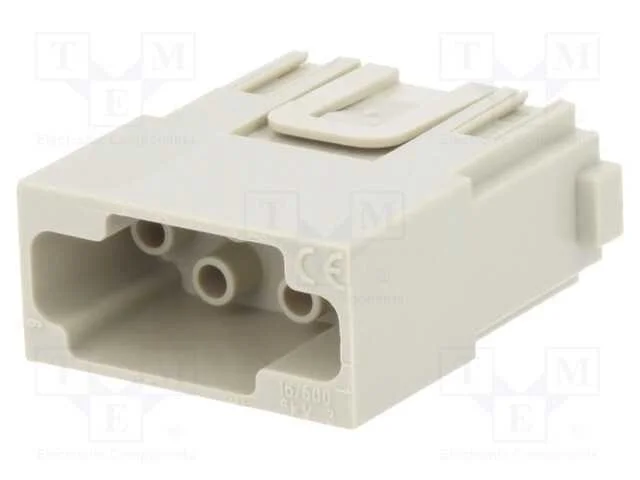Conector: HDC, módulo, macho, MIXO, PIN: 6, sem c.
