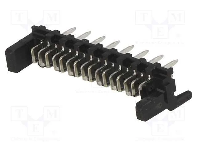 Tomada, fio-placa, macho, PIN: 16, 1,27mm, THT, P.