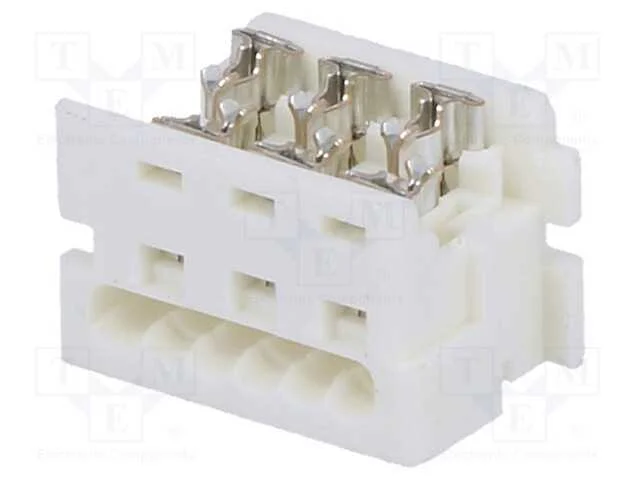 Ficha, Fio-Placa, Fêmea, Pin: 6, 1,27mm, Idc, para Fita, Picoflex