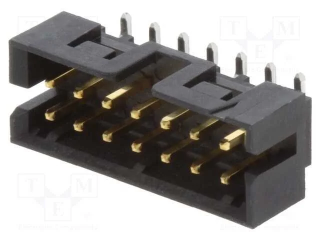 Tomada, Fio-Fio/Placa, Macho, Milli-Grid, 2mm, Pin: 14, Tht, 2a