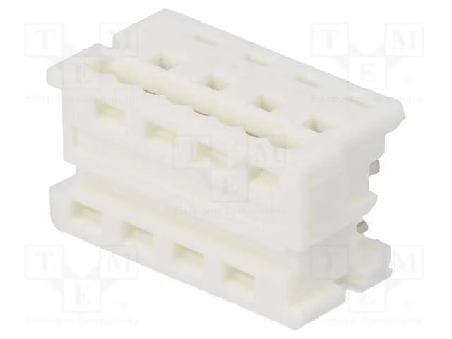 Ficha, Fio-Placa, F&ecirc;mea, Pin: 8, 1,27mm, Idc, para Fita, Picoflex