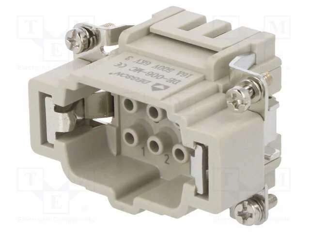 Conector: HDC, inserto de contatos, macho, DE, PI.