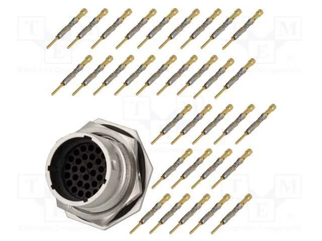 Conector: redondos, RT360, tomada,ficha, macho, c.