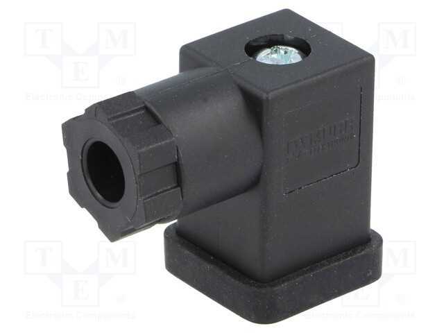 Conector: de Válvulas, Ficha, Formato C, 8mm, Fêmea, Pin: 3, 4÷6mm