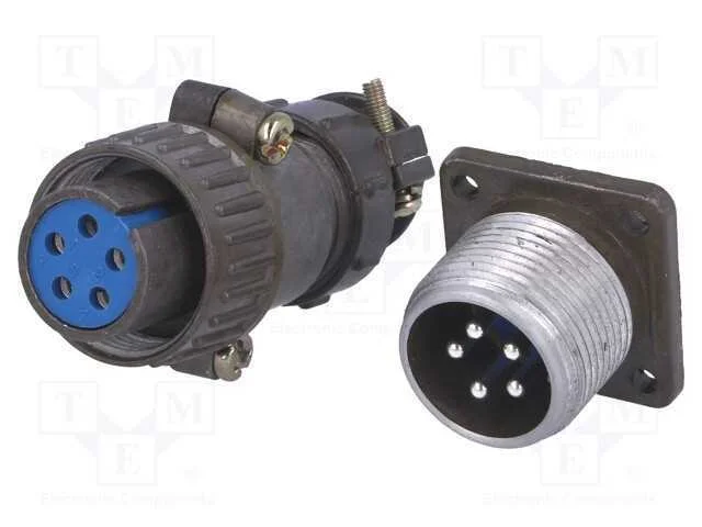 Conector: Redondos, Tomada,Ficha, Ds1110-08, Macho,Fêmea, Pin: 5