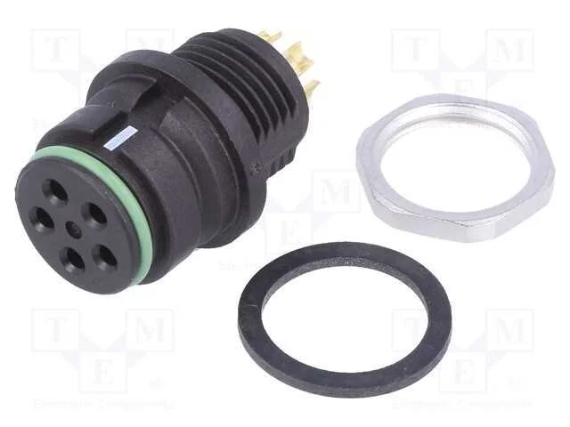 Conector: Redondos, Tomada, 720, Fêmea, Pin: 5, Snap-In,À Pressão