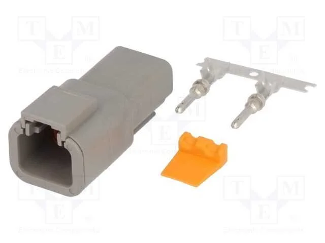 Conector: Fio-Fio, Dtp, Macho, Ficha, com Cabo, Pin: 2, Cerrar, Ip68