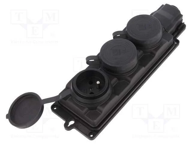 Conector: de alimentação, tomada, 2P+PE, 250VAC, .