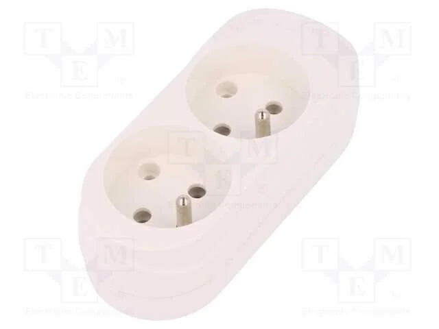 Conector: de Alimenta&ccedil;&atilde;o, F&ecirc;mea, Multiplicador, 2p+Pe, 250vac, 16a