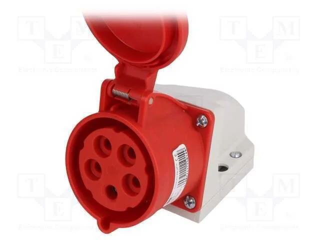 Conector: de alimentação AC 3 fases, tomada, fême.