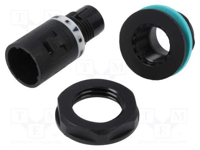 Conector: de alimentação, terminal parafusado, ma.