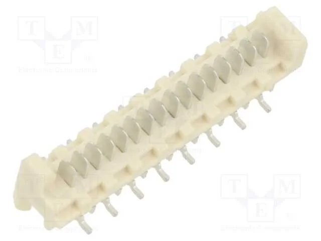 Tomada, fio-placa, macho, PIN: 16, 1,27mm, SMT, P.