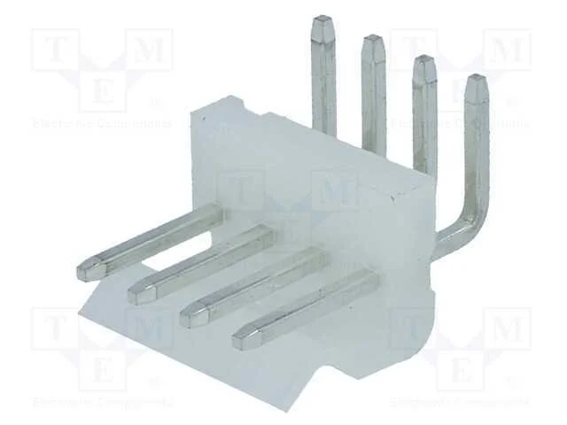 Tomada, Fio-Placa, Macho, 3,96mm, Pin: 4, Tht, 250v, 7a, Estanhado