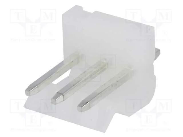 Tomada, Fio-Placa, Macho, 3,96mm, Pin: 3, Tht, 250v, 7a, Estanhado