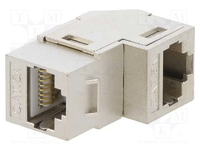 Tomada, conector, Cat: 6a, blindadas,Keystone,PoE.