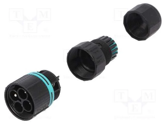 Conector: de alimenta&ccedil;&atilde;o; terminal parafusado; macho; TH387; 450V