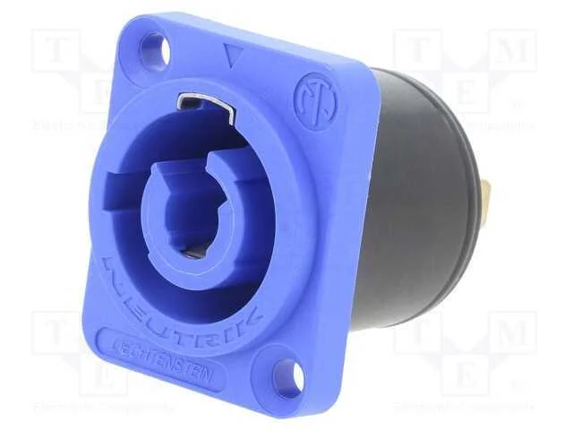 Conector: redondos, conectores 6,3mm, macho, powe.