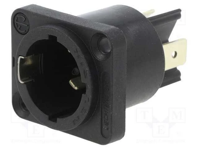 Conector: redondos, conectores 6,3mm, macho, powe.