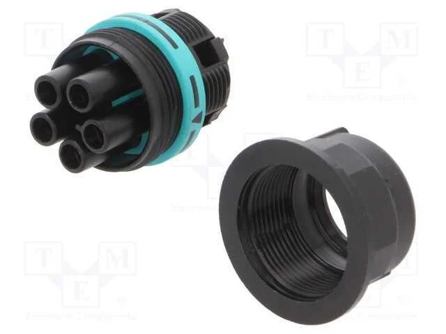 Conector: de alimentação, terminal parafusado, fê.