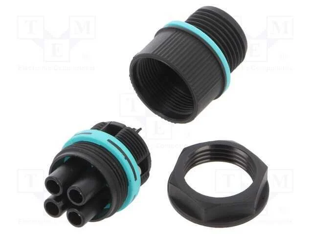 Conector: de alimentação, terminal parafusado, fê.
