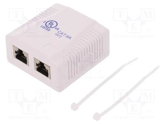 Tomada, RJ45, Cat: 6a, blindadas,duplas, Sistema:.