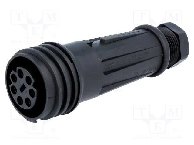 Conector: redondos, ficha, fêmea, PIN: 7, rosca e.