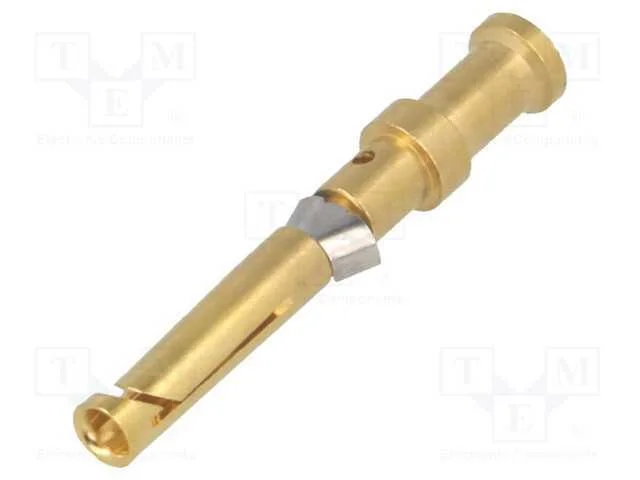 Contacto, fêmea, liga em cobre, niquelado,dourado.
