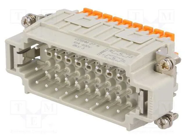 Conector: HDC, macho, CDSH, PIN: 27, 27+PE, taman.