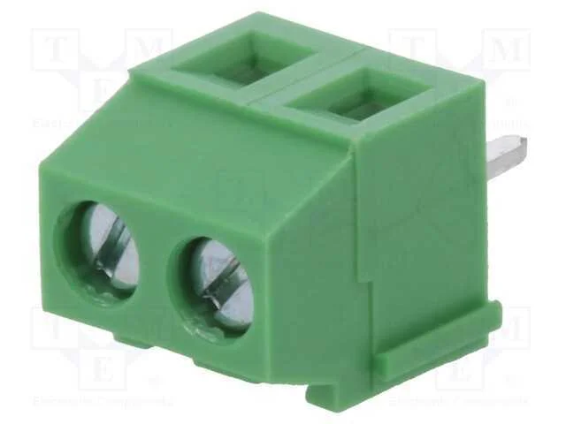 PCB bloco terminal, angulares 90, 3,81mm, faixas:.