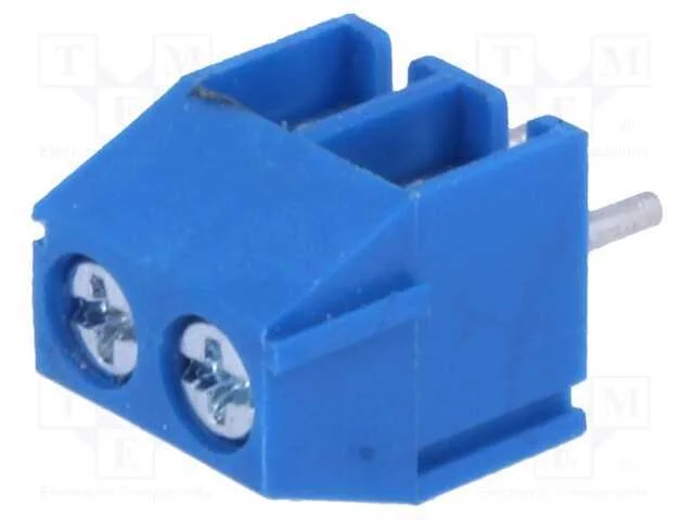 PCB bloco terminal, angulares 90, 3,5mm, faixas: .