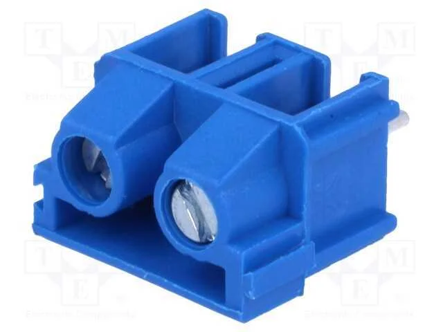 PCB bloco terminal, angulares 90, 7,5mm, faixas: .