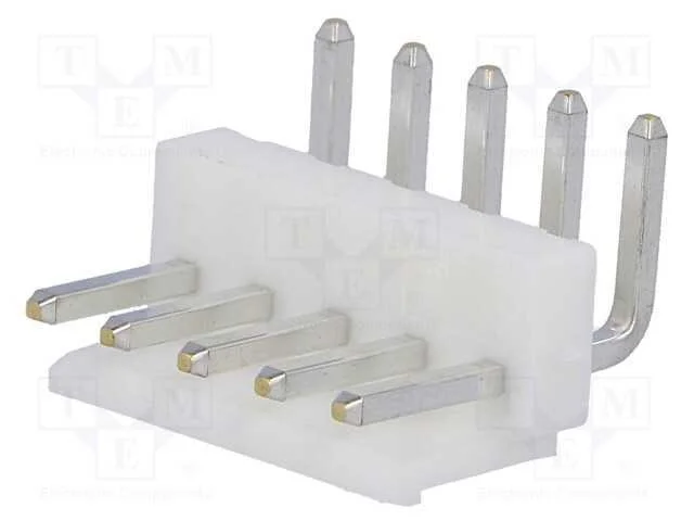 Tomada, Fio-Placa, Macho, Vh, 3,96mm, Pin: 5, Tht, 250v, 10a, -25÷85c