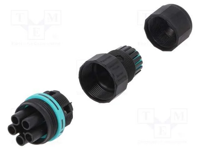Conector: de alimentação, terminal parafusado, fê.