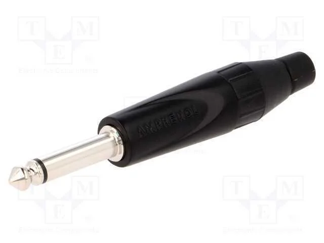 Ficha, Jack 6,3mm, Macho, Mono, Faixas: 2, Simples, com Cabo, Solda