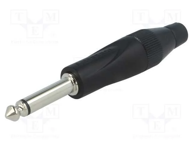 Ficha, Jack 6,3mm, Macho, Mono, Faixas: 2, Simples, com Cabo, Solda
