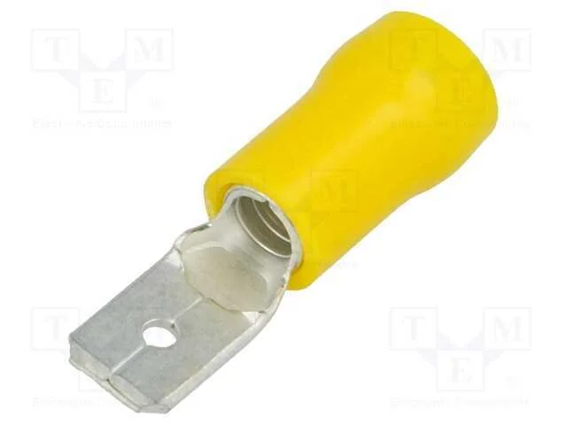Conetor: plano, 6,3mm, 0,8mm, fêmea, 4÷6mm2, cerr.