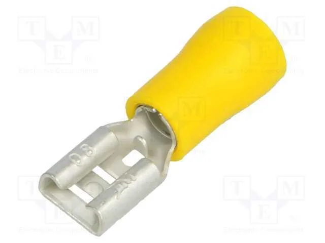 Conetor: plano, 6,3mm, 0,8mm, macho, 4÷6mm2, cerr.