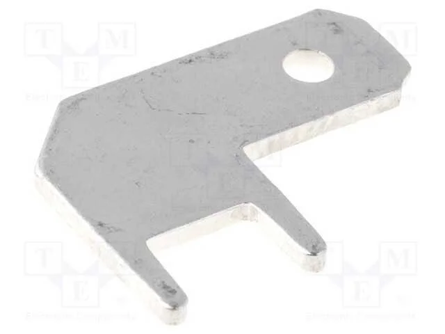 Conetor: plano, 4,8mm, 0,8mm, fêmea, THT, latão, .