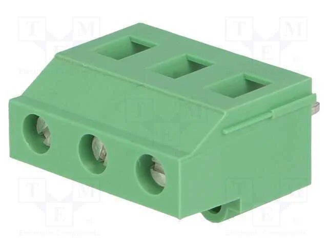 PCB bloco terminal, angulares 90, 7,5mm, faixas: .