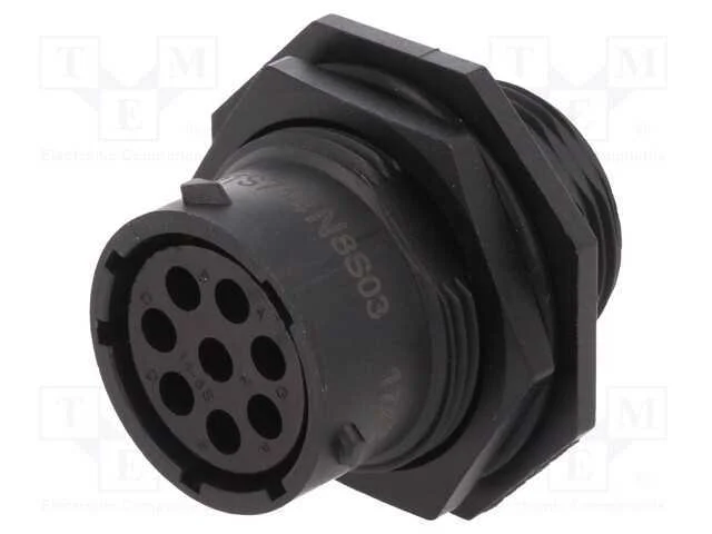 Conector: redondos, ecomate Aquarius, tomada, fêm.
