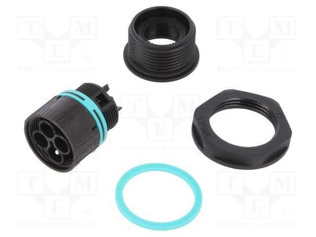 Conector: de alimentação, terminal parafusado, ma.