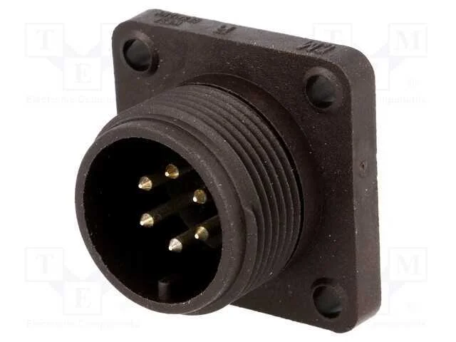 Conector: Redondos, Tomada, Cm, Ip67, Pin: 6, Cobertura: Prateado