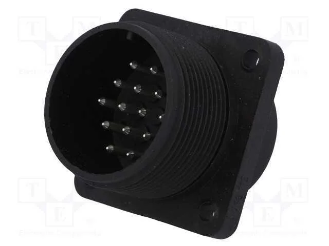 Conector: Redondos, Tomada, Cm, Ip67, Pin: 14, Cobertura: Prateado