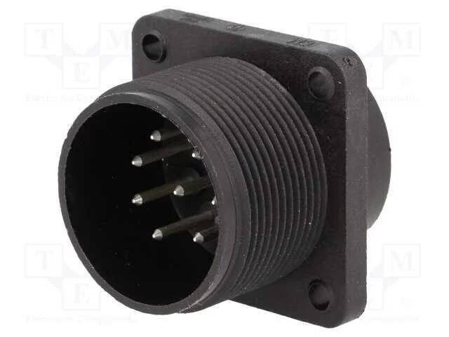 Conector: Redondos, Tomada, Cm, Ip67, Pin: 8, Cobertura: Prateado