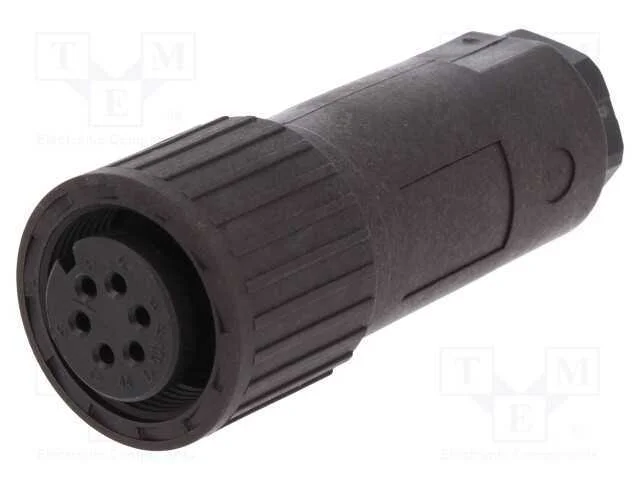 Conector: Redondos, Ficha, Cm, Ip67, Pin: 6, Cobertura: Prateado