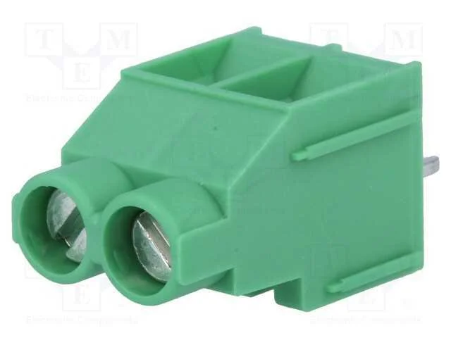 Pcb Bloco Terminal, Angulares 90, 6,35mm, Faixas: 2, para Pcb