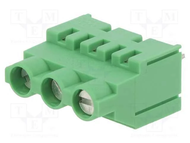Pcb Bloco Terminal, Angulares 90, 7,62mm, Faixas: 3, para Pcb