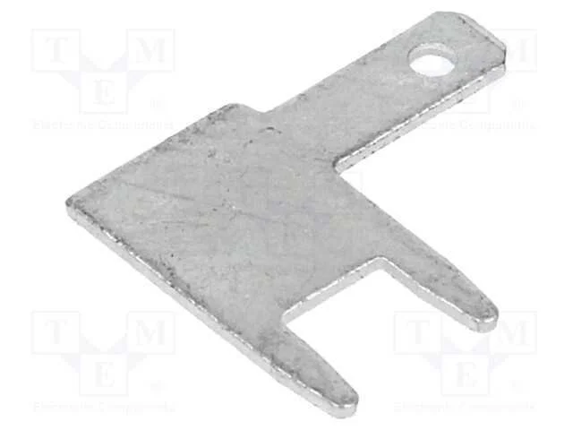 Conetor: plano, 2,8mm, 0,5mm, fêmea, THT, latão, .